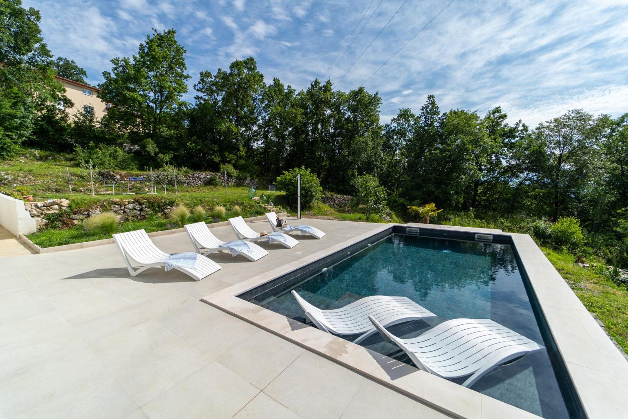 Mare&monti In Opatija, Pool, Ev Station, Sea View, Bbq Opatija